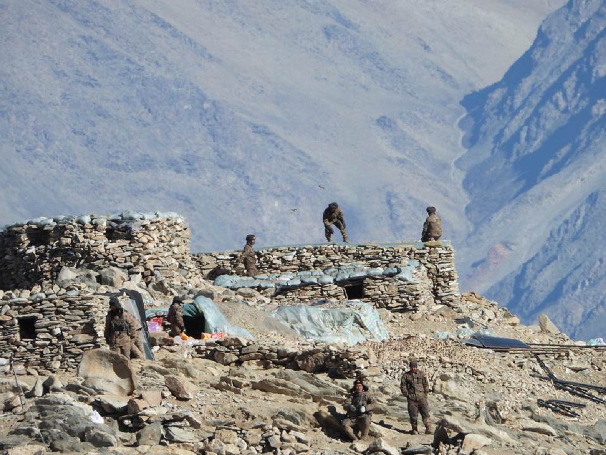 Pangong lake disengagement: Chinese troops move behind, dismantle bunkers from friction area - In Pics