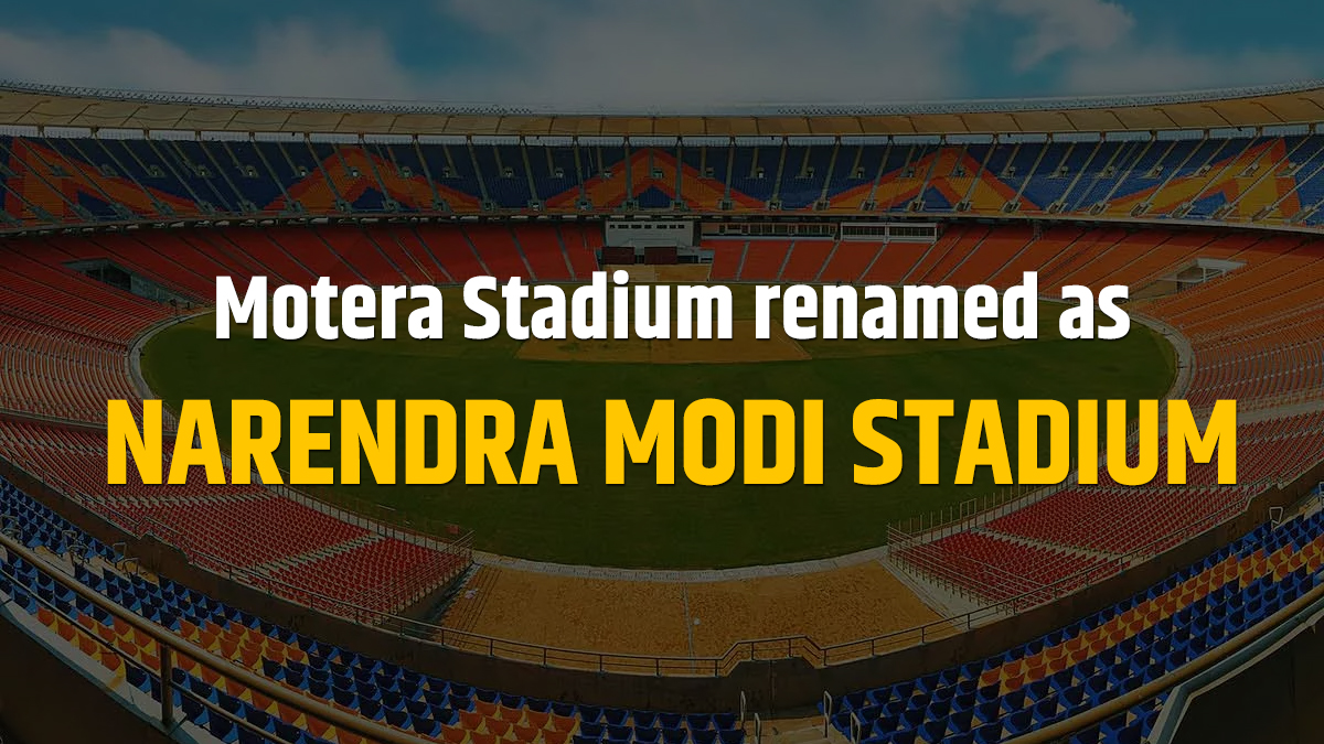 Motera renamed as Narendra Modi Stadium in Ahmedabad | Cricket News – India  TV