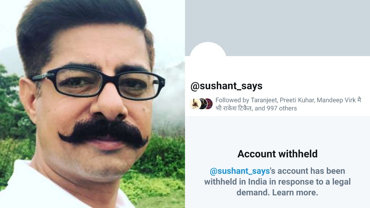 'Savdhaan India' anchor Sushant Singh's Twitter account suspended. Here's Why