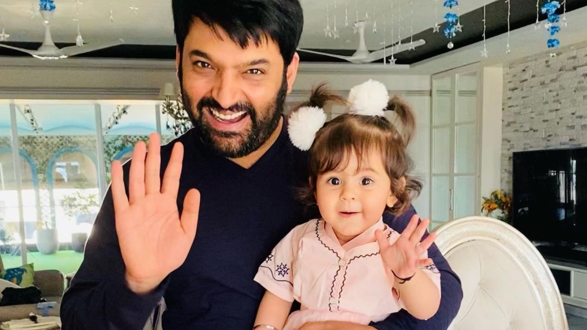 Kapil Sharma shares awwdorable selfie with daughter Anayra as she copies her daddy. PIC