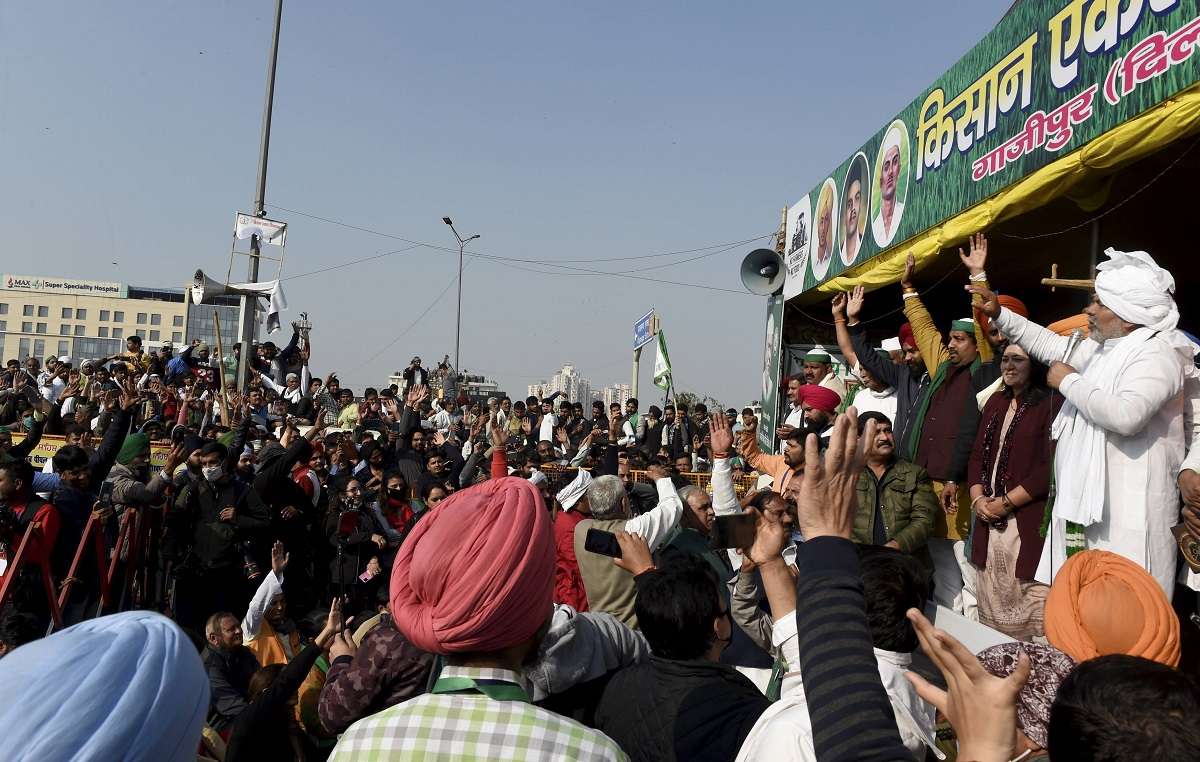 Rakesh Tikait Farmers Protest Tractor Rally Political Support – India TV