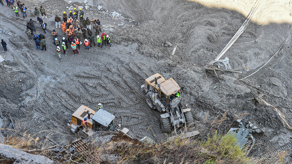 Rescuers race against time to locate 35 trapped workers, drilling operations underway at Tapovan tunnel