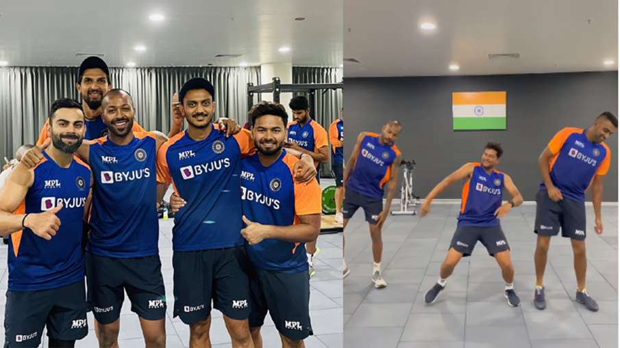 IND vs ENG | Hardik Pandya shares photos from Motera, shakes leg with Ashwin and Kuldeep Yadav