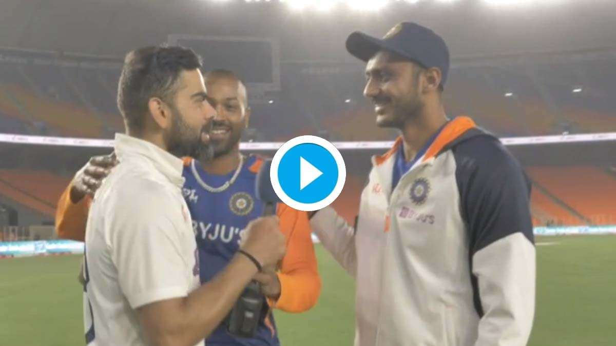 Virat Kohli speaks Gujarati in hilarious cameo appearance during Axar's interview with Hardik Pandya