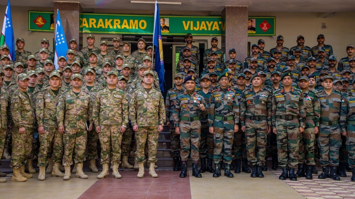 Indo-Uzbekistan field training exercise 'DUSTLIK II' commences in Uttarakhand