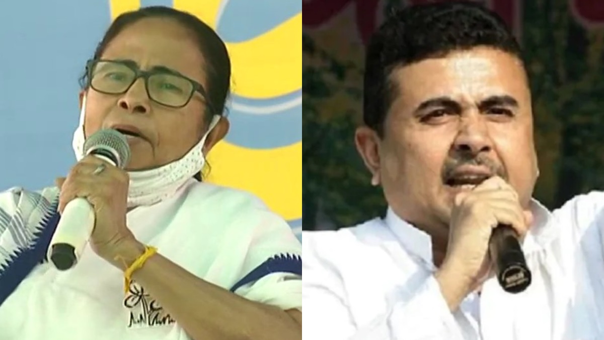 Don't want to see Modi's face, says Mamata; she's speaking against 'Bharat Mata', Suvendu responds