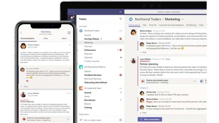 Microsoft Teams offers live transcription for meetings in English