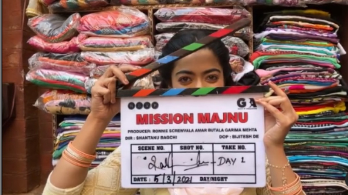 Rashmika Mandanna starts 'Mission Majnu' in Lucknow