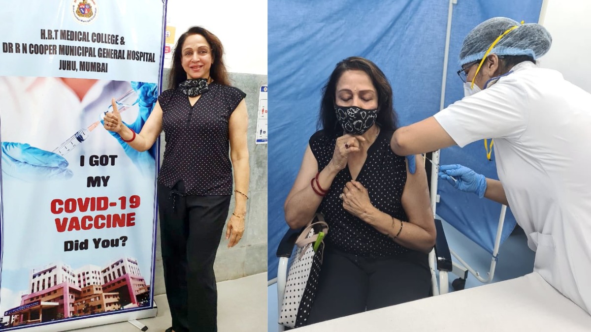 After Saif Ali Khan, Hema Malini receives COVID-19 vaccine – India TV