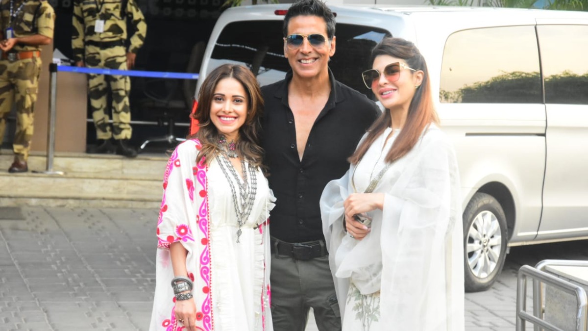 Ram Setu mahurat puja: Akshay Kumar, Nushrratt Bharuccha, Jacqueline Fernandez seek blessings in Ayodhya