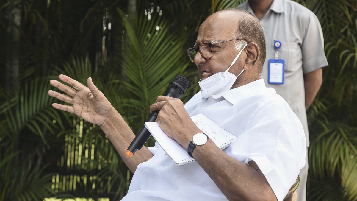 ‘Anil Deshmukh was in hospital’: Sharad Pawar strongly defends his minister facing corruption allegations