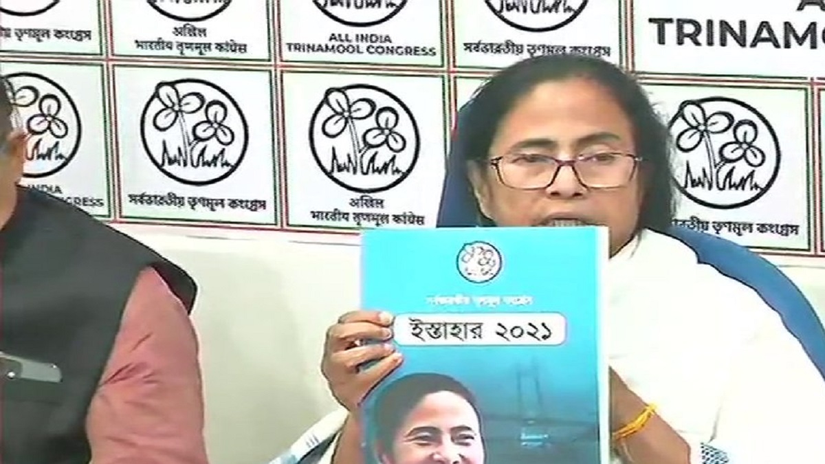 Tmc Manifesto Released Mamata Banerjee Promises Jobs Bengal Polls 2021 Latest News Elections News India Tv