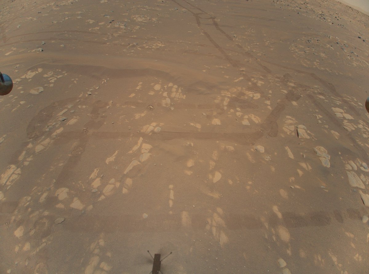 Ingenuity Helicopter snaps first aerial colour image of Mars