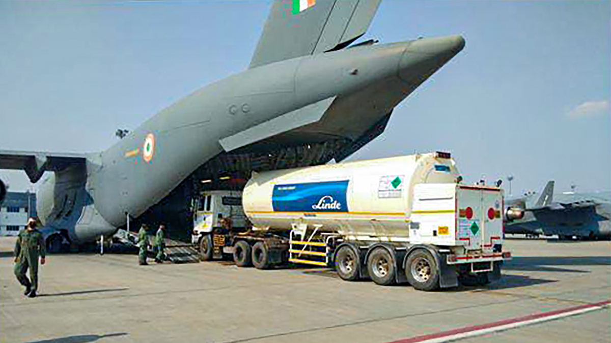 Indian Air Force roped in to airlift oxygen tankers as India battles fresh  wave of Covid-19 | India News – India TV