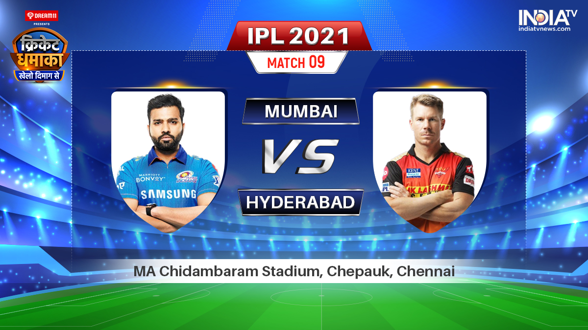 Live IPL 2021 Match MI vs SRH Watch Mumbai Indians vs Sunrisers Hyderabad Live Online on Hotstar Cricket News