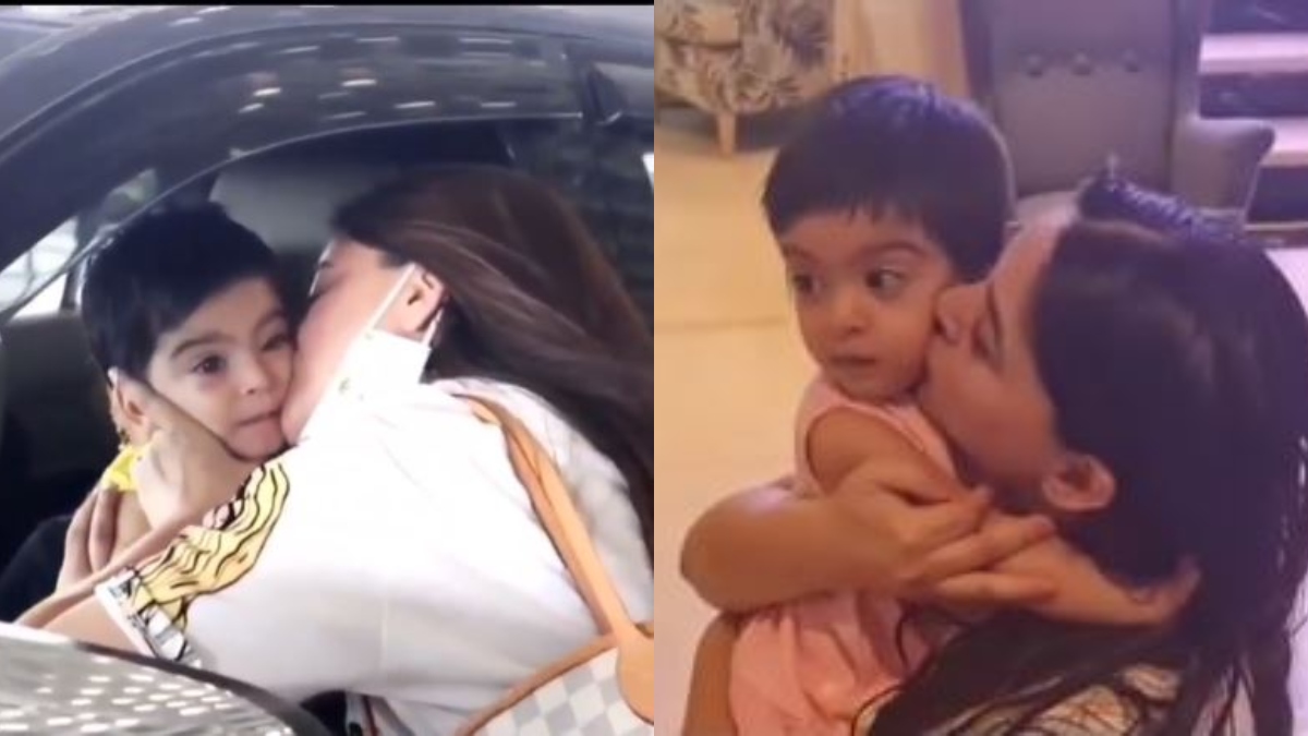 Mahhi Vij breaks down at airport as she leaves daughter for first time | Watch