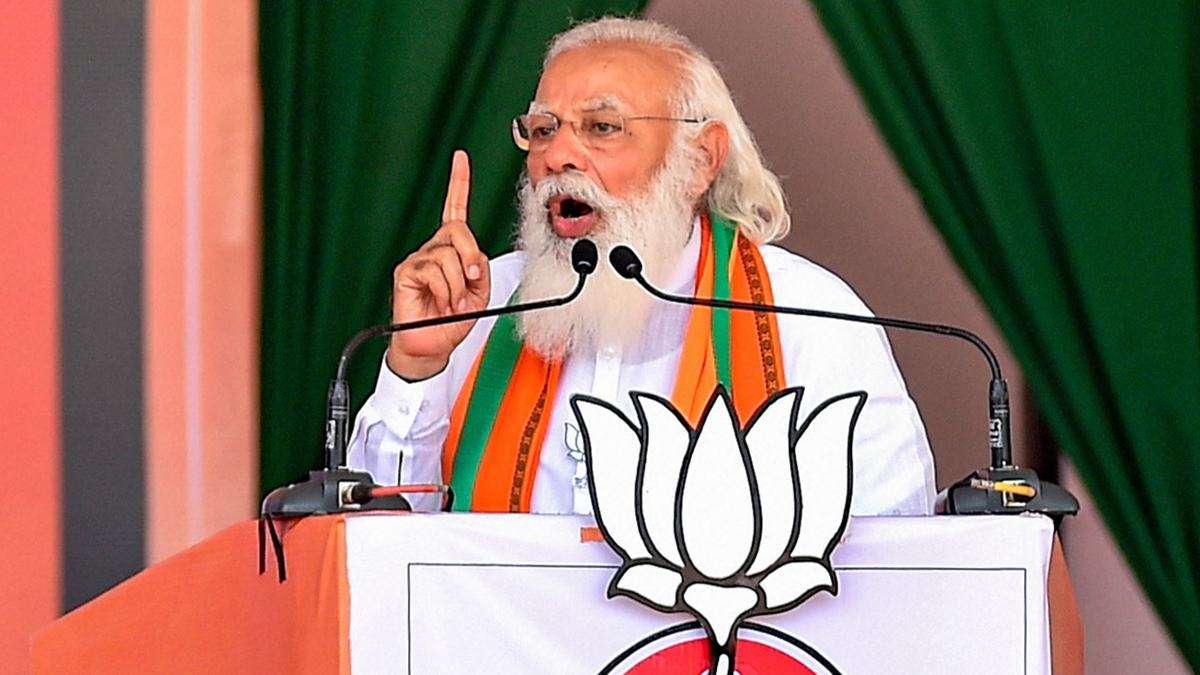 People in Assam have shown Congress-led alliance 'red card': PM Modi