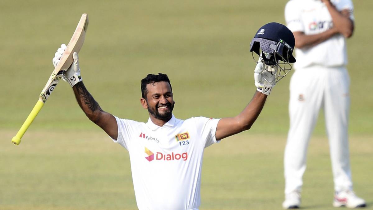 Sri Lankan Skipper Dimuth Karunaratne Posts Double Century As Bangladesh Bowlers Toil On Day 4 Cricket News India Tv