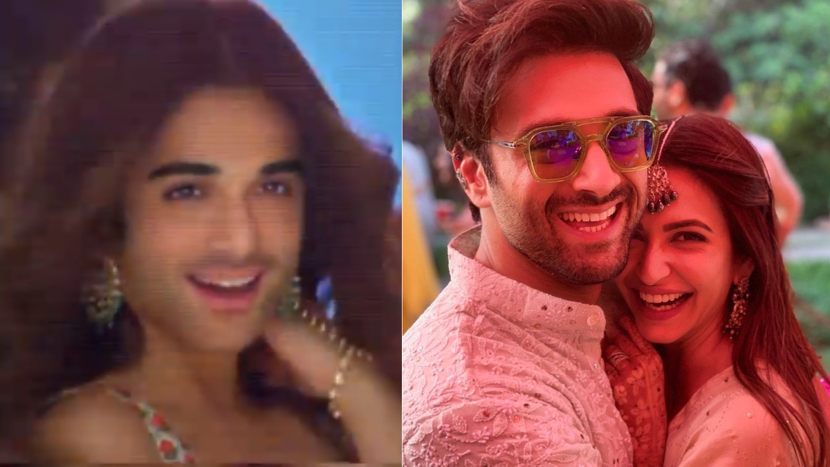 Pulkit Samrat grooves to Kriti Kharbanda's Pallo Latke song after losing bet; shares hilarious video