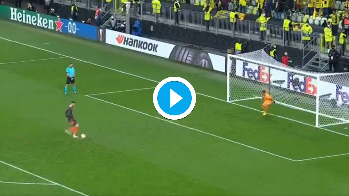 Watch De Gea Decisive Penalty Miss As Manchester United Concede Europa League Final To Villarreal Football News India Tv