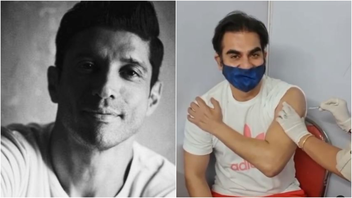 Farhan Akhtar, Arbaaz Khan get their dose of COVID-19 vaccine