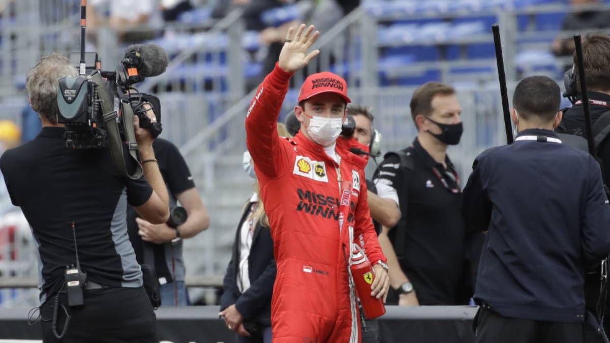 Ferrari's Charles Leclerc out of Monaco GP after taking pole