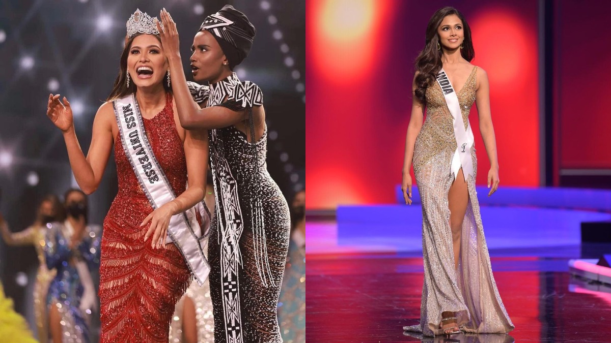 Miss Universe 21 Mexico Andrea Meza Crowned Winner Miss India Adline Castelino Is Third Runner Up Pics Fashion News India Tv