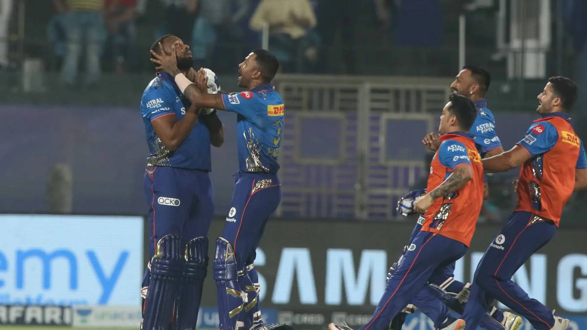 IPL 2021: Pollard's power-hitting upstages Rayudu's as Mumbai Indians clinch thriller