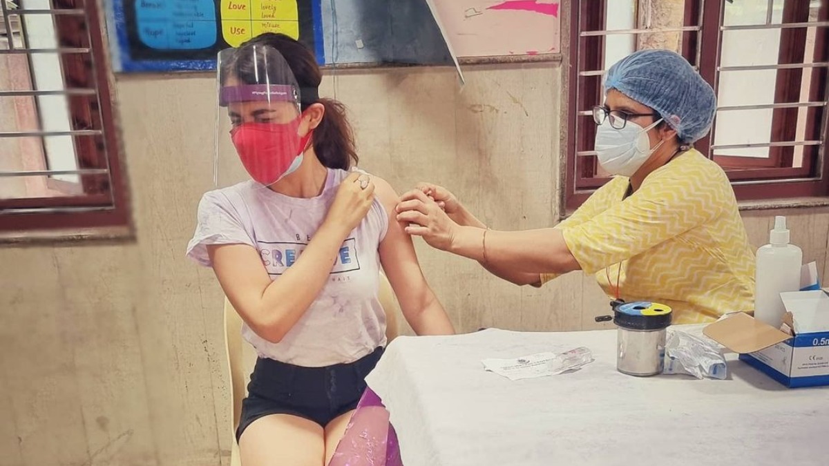 Radhika Madan takes first jab of COVID-19 vaccine, urges everyone to register