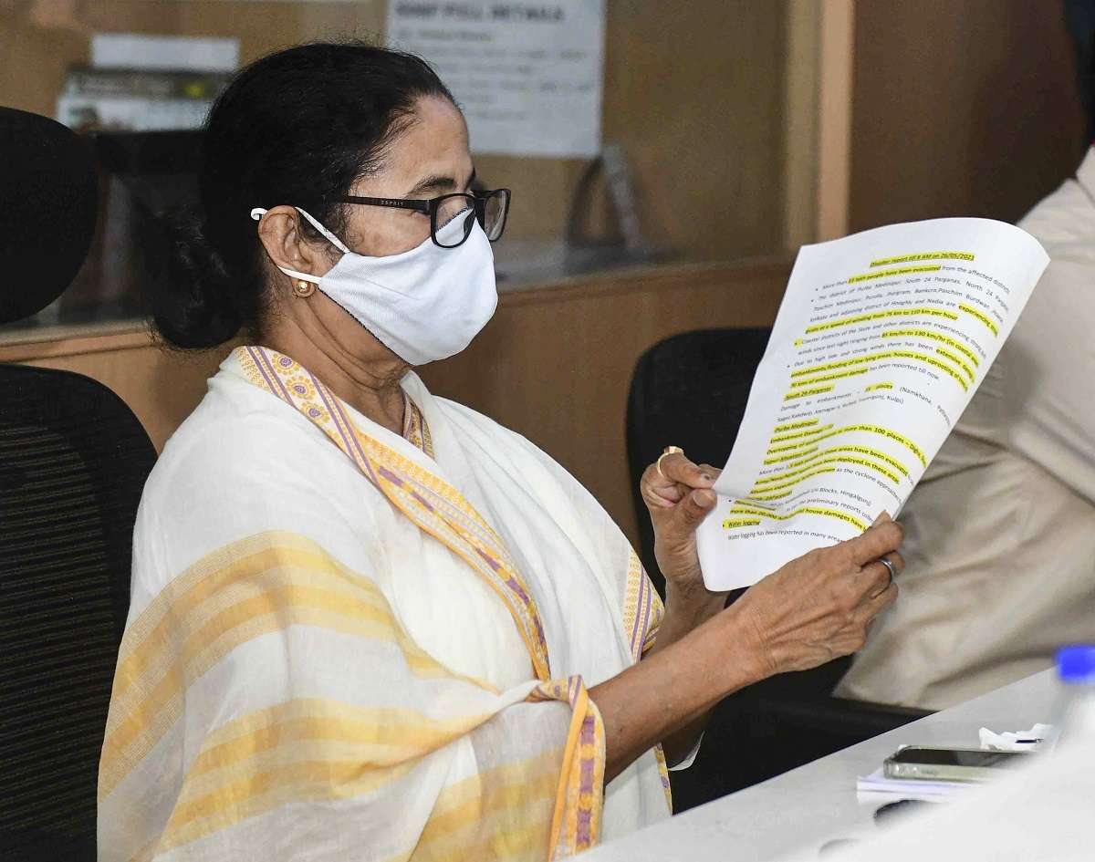 Yaas: Mamata conducts aerial survey of cyclone-hit areas in Bengal