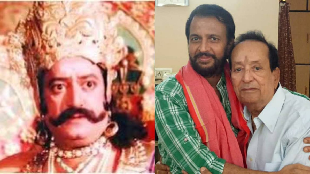 Ramayan S Lakshman Aka Sunil Lahri Busts Death Rumours Of Raavan Aka Arvind Trivedi Tv News India Tv