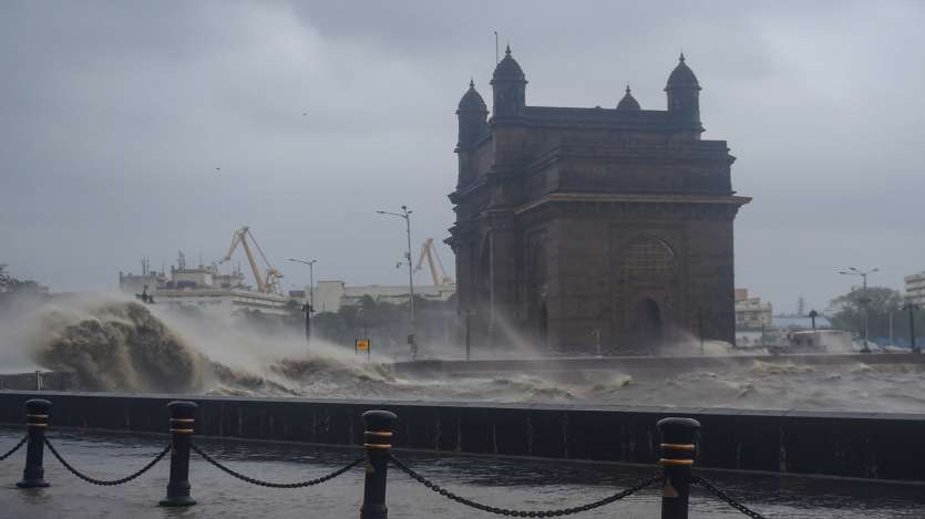 Cyclone Tauktae: Wall, footpath near Gateway of India damaged