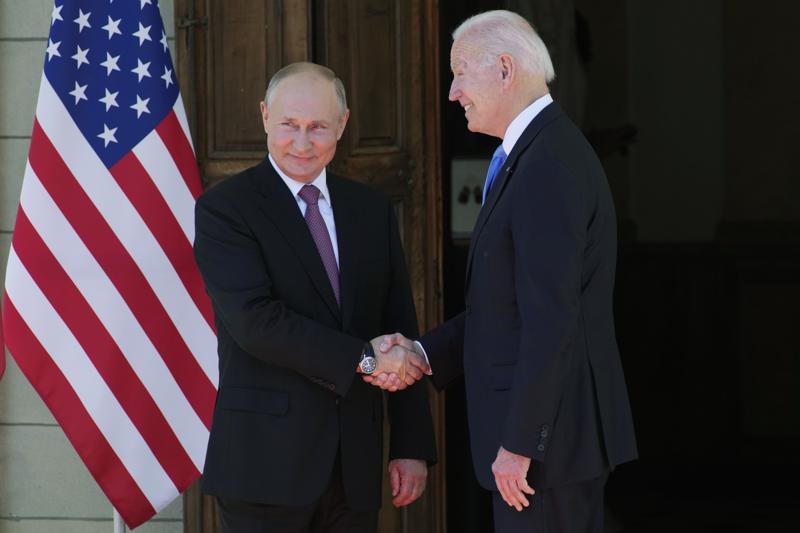 Joe Biden, Vladimir Putin kick off summit with a handshake