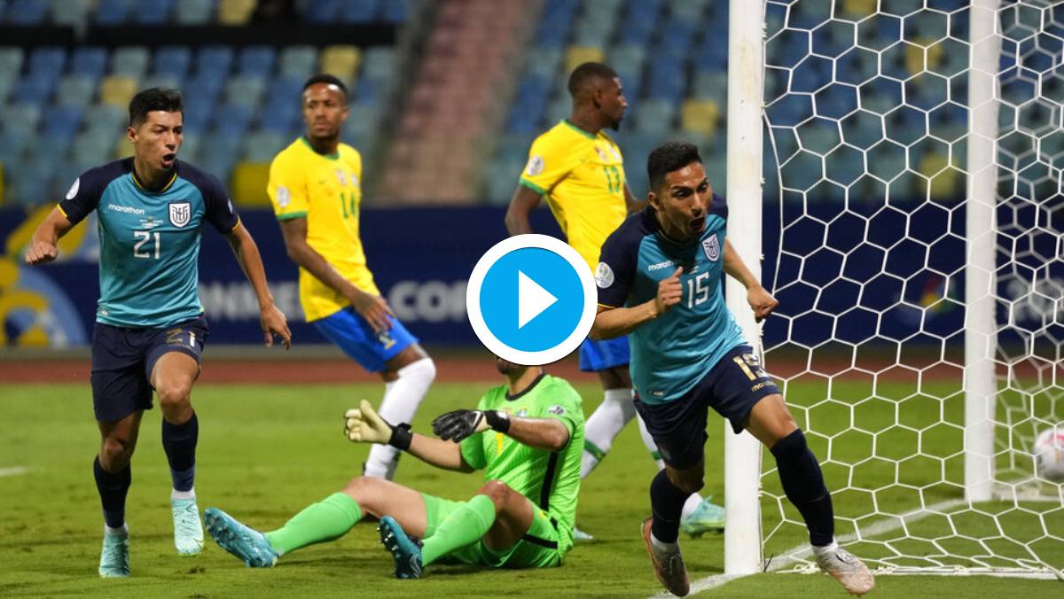 voksen fred massefylde Copa America highlights: Lowly Ecuador hold Neymar-less Brazil for 1-1 draw  | Football News – India TV