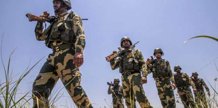 A narcotics smuggler was shot dead by the BSF along the International Border in Jammu and Kashmir's Kathua district on Wednesday.