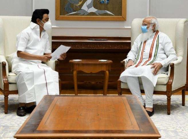 Tamil Nadu CM Stalin meets PM Modi, urges scrapping of NEET