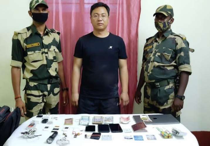chinese national arrested malda bengal bsf indian sim cards smuggling ...