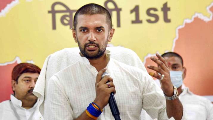 Chirag Paswan approaches EC claiming to be LJP President for 5 years