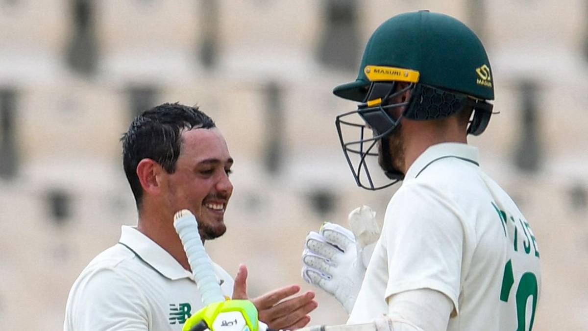 Quinton de Kock's 141 puts South Africa on top against West Indies in ...