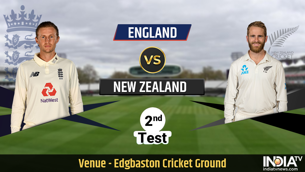 England vs New Zealand 2nd Test Day 2: Watch Edgbaston Test Online on SonyLIV