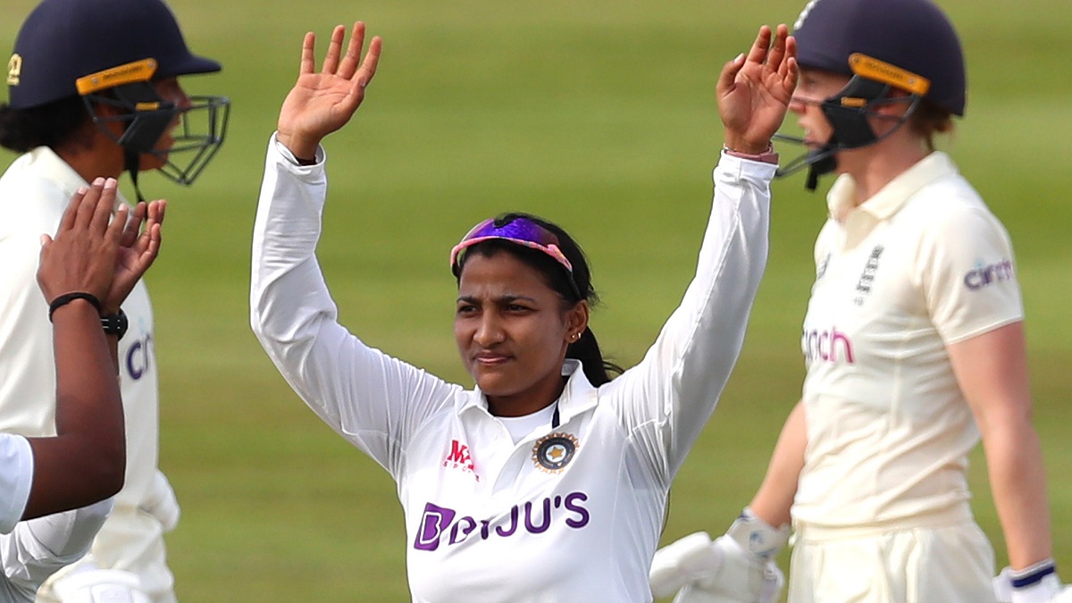 ENG-W vs IND-W: Sneh Rana marks Test debut in style, fulfills late father's dream | 