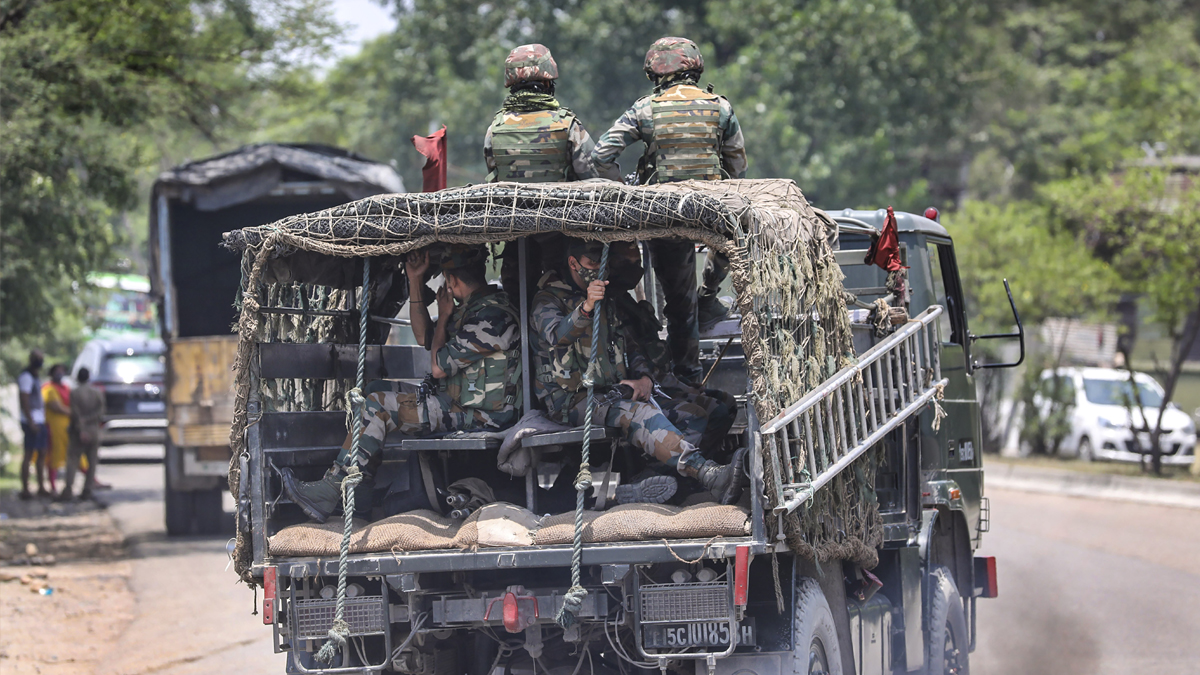 Security personnel on high alert as three more suspected drones seen in Jammu