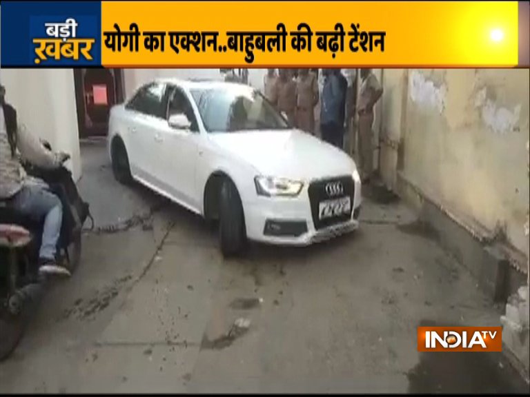 Audi car of Mukhtar Ansari's brother-in-law worth Rs 31 lakh seized by Ghazipur police