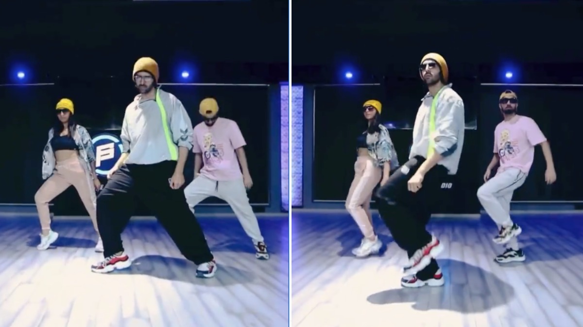 Kartik Aaryan's killer dance moves on Allu Arjun's Butta Bomma leaves Varun Dhawan, Rakul Preet Singh in awe