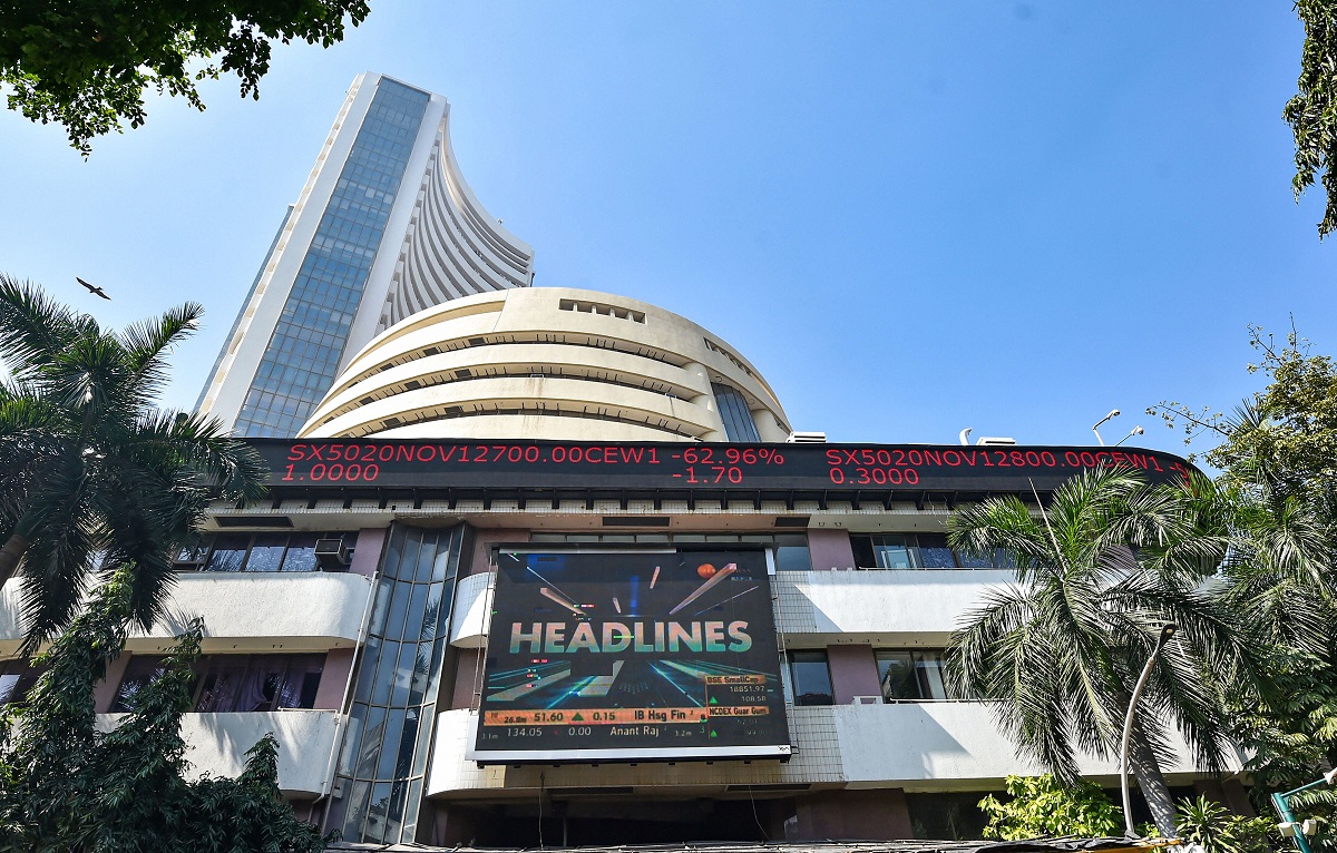 Equity benchmark Sensex jumped over 150 points on Monday tracking gains in index heavyweights ICICI Bank, ITC and SBI amid sustained foreign fund inflow and mixed cues from global markets.