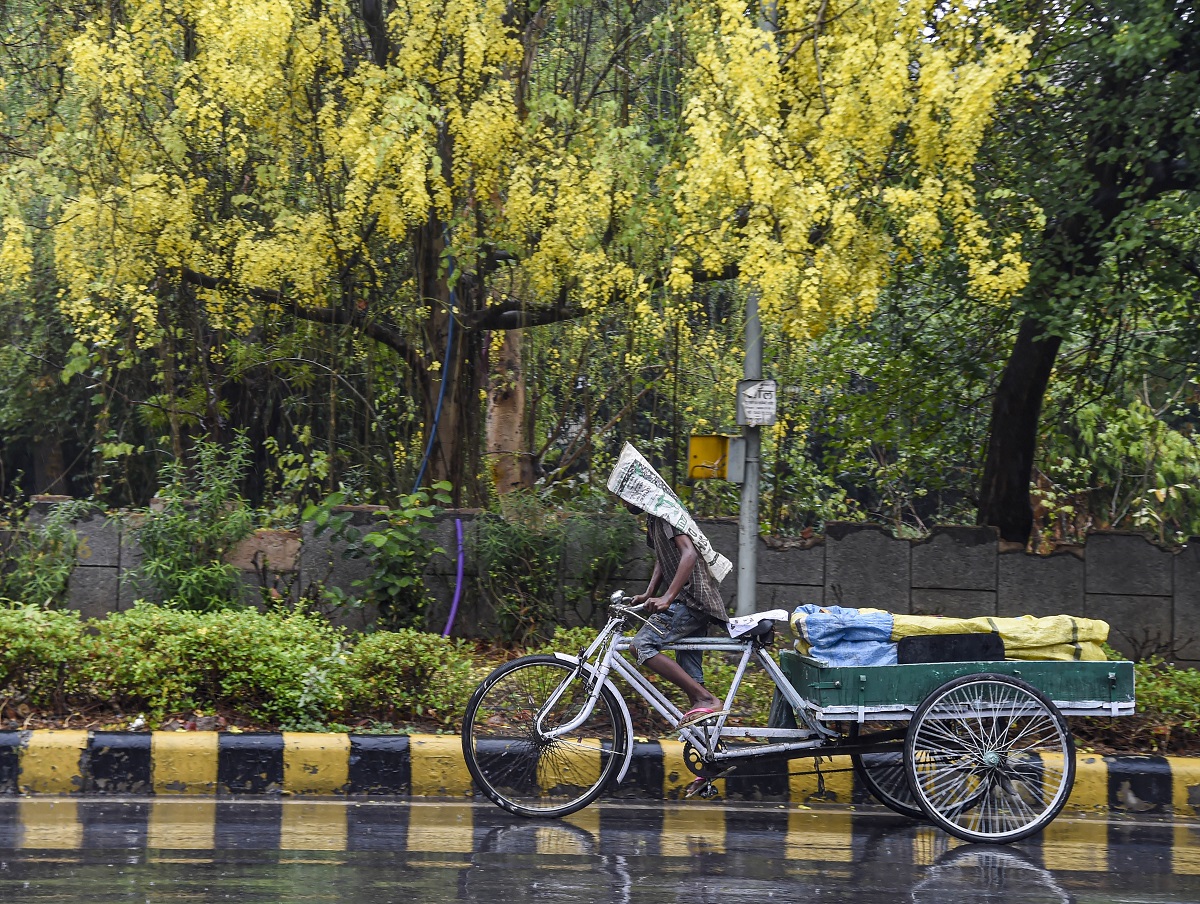 Thunderstorm with light to moderate intensity rain in parts of Delhi, UP: IMD