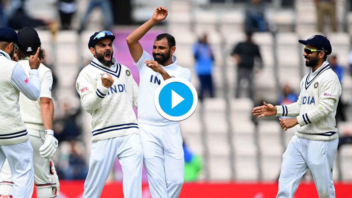 WTC Final | Watch: Shami's magical spell on Day 5 tames Kiwis