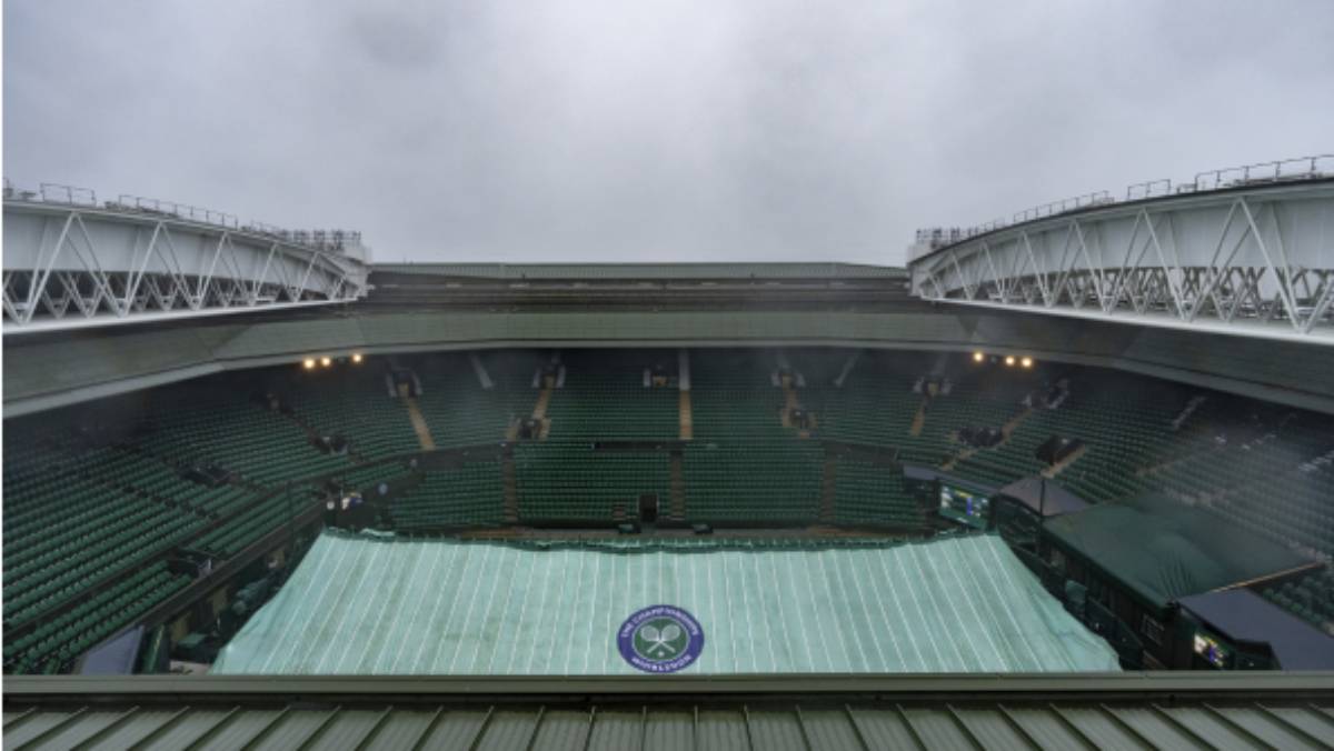 Wimbledon in rain delay before start India TV