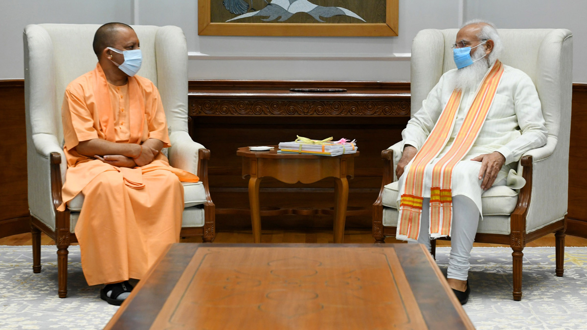 Uttar Pradesh CM Yogi Adityanath meets PM Narendra Modi in Delhi