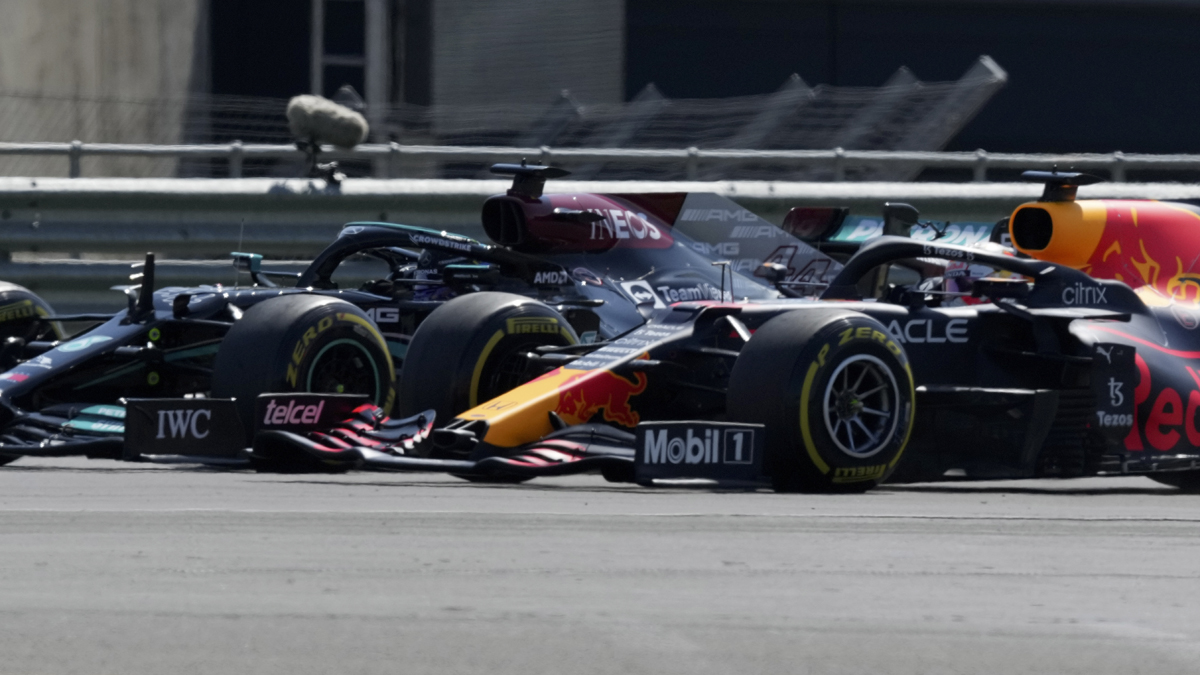 Max Verstappen crashes out of British Grand Prix after first lap battle ...